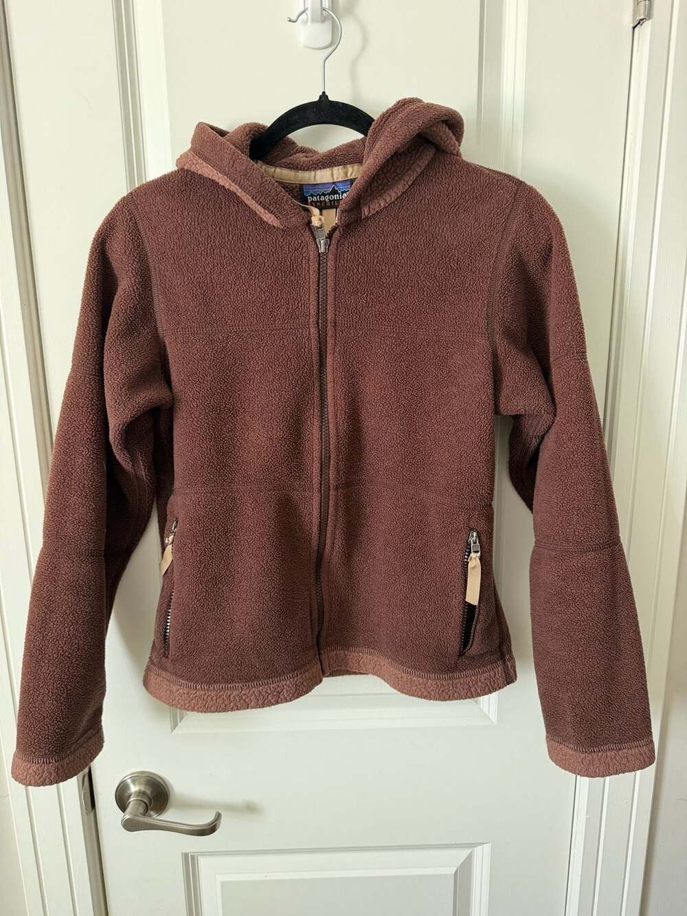 Vintage Y2K 2002 Patagonia Synchilla Full Zip Fleece Jacket Brown